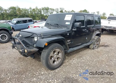 2016 Jeep Wrangler Unlimited Sahara z USA, uszkodzony, nr VIN 1C4BJWEG9GL136764